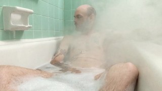 Big dick bubble bath