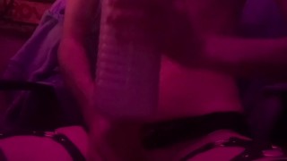 femboy twink jerking off using the max 2 (no audio)