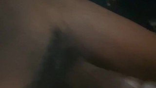 Black skinny boy showing off body and dick