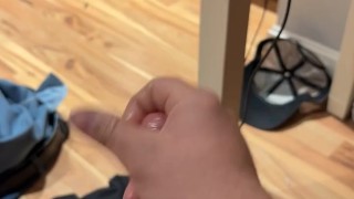 Wet stroking w/ lube TEEN
