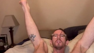 Twink playing with his toys