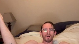 Twink playing with his toys