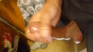Jerking off a huge cumshot indian