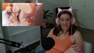 Sunflowers Bloom at Night - REACT - MILF Fucks GIRTHY Cock While Watching NTR Porn