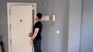 Giant vore babysitter shrink & swallows Silas