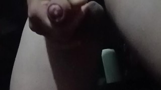 Uncut cum gushes slow motion pov facial