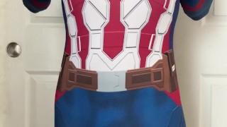 Captain America Plays with Himself (No nudity)