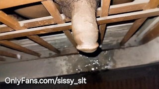 Tiny dick sissy pissing everywhere compilation