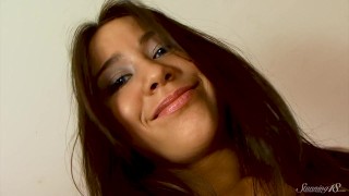 Stunning Brunette Babe Persephone A Strips Off Slowly To Show Us Her Sexy Body!