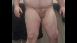 white kiwi bear get a drink can deep in his asshole