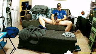 Big dick sucking with toy