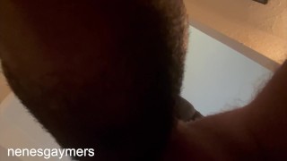 I swallow his entire cock