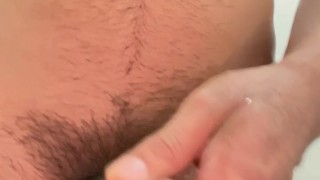Fulfilling my perverse desires in private cumshot