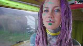 Hardcore Anal Fuck and Cum on Face in Sexy Lingerie with Hot Tattoo Girl - Facial - POV