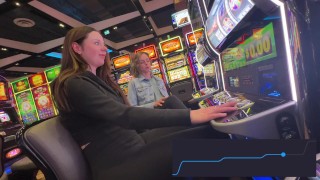 Serenity Cox and Nadia Foxx Try Not To Cum While Chasing A Jackpot