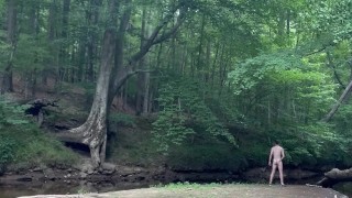 Jesse Gold Jerking Off in the Woods