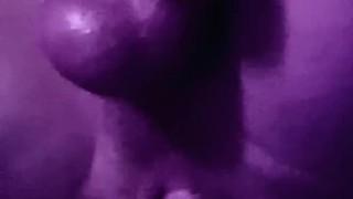 milking prostate and cum all the way