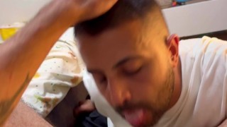 Big Moroccan dick blowjob