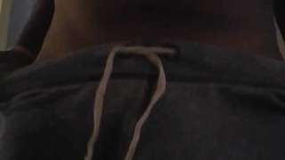 Stocky hung Black guy teases you with his big black dick