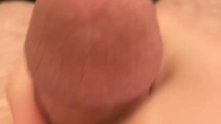 Jerking off my hairy dick till I cum