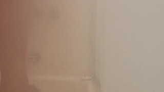 Pinoy Daddy OFW naked shower