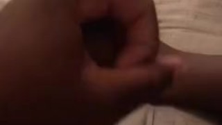 Big black dick cum shot on feet