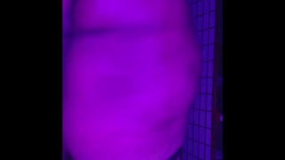 SEXY OILY BBW SHOWS OFF HER BIG FAT ASS