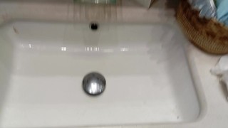 The Dirty Guy Shows You His Flaccid Cock Full of Semen and Cleans the Cumshot from the Previous Vide