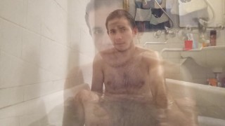 Gergely Molnar - Sensual bath alone after dinner