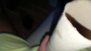 The Guy So Horny With His Big Cock Continues Fucking And Cums Inside The Hole Close Up.Part2