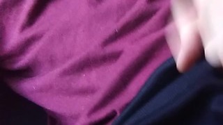 Black short without underwear