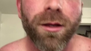 Jerking off in front of the window.