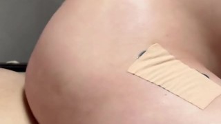 Hungry pregnant wife rubs her milky tits against me and fucks me