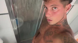 BoyGym Muscle Piss In My Bathroom💦