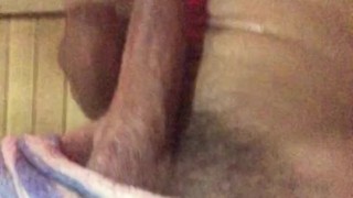 Stroking my dick until I cum 😏💦 POV close up