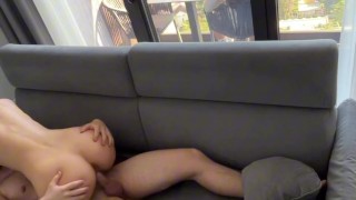 I called a prostitute for my husband and smoked on the balcony while they fucked