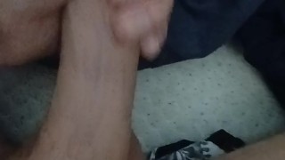 Giving my cock that hawk tuah and edging