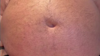 So fat I can jerk off rubbing my dick against my fatpad