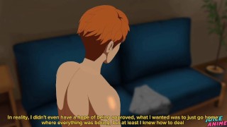 A mature Bear daddy caught his twink roommate sniffing his underwear - Hentai Bara Yaoi Hostel ep 2