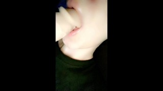 OF Teaser | Up Close Sexy Lips 👄 and Sucking Dildo @Scar_Succ66