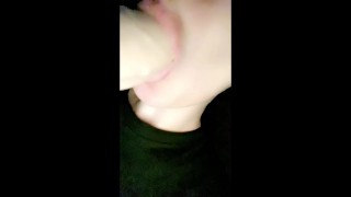 OF Teaser | Up Close Sexy Lips 👄 and Sucking Dildo @Scar_Succ66