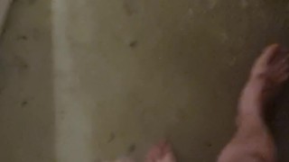 I just walked.barefoot and totally nude down to basement and back to my apartment