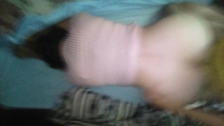 POV grabo con el cel como cogi a chica rubia con rodete