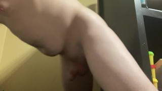 Sissy Rides BBC Dildo