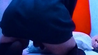 Creamy Femboy Showing Ass