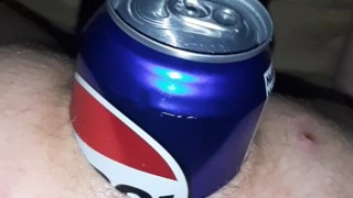 Pepsi can ....extreme anal expulsion