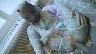 I SUCK ur COCK and then afterward you FUCK my ASS HARDCORE - I wear this Mask and you CUM on my CUNT