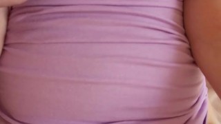 Hot Babe with Beautiful Big Bouncing Tits Moaning Loud with My Dick inside Her