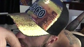 A bit of a sloppy cock sucking before I get sloppier!!😎❤️‍🔥