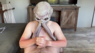 Mindflayer Blowjob+ handjob Cthulhu illithid bg3